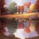 NATURE SCENERY OIL PAINTING ON CANVAS 20"X24"