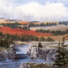 NATURE SCENERY OIL PAINTING ON CANVAS 20"X24"