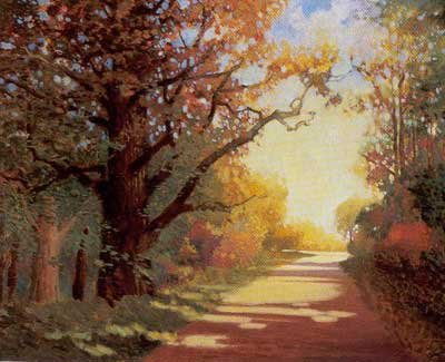 NATURE SCENERY OIL PAINTING ON CANVAS 20"X24"