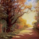 NATURE SCENERY OIL PAINTING ON CANVAS 20"X24"