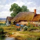 FARM LAND OIL PAINTING ON CANVAS 20"X24"