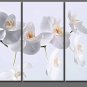 3 PIECES ABSTRACT OIL PAINTING ON CANVAS 12"X32"X3 PIECES