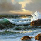 BOAT-SEA 007 OIL PAINTING ON CANVAS 20"X24"