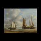 BOAT-SEA 014 OIL PAINTING ON CANVAS 20"X24"