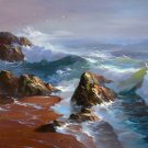 BOAT-SEA 020 OIL PAINTING ON CANVAS 20"X24"