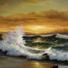 BOAT-SEA 027 OIL PAINTING ON CANVAS 20"X24"