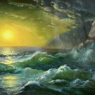BOAT-SEA 028 OIL PAINTING ON CANVAS 20"X24"
