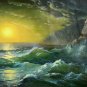 BOAT-SEA 028 OIL PAINTING ON CANVAS 20"X24"
