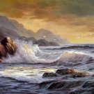 BOAT-SEA 030 OIL PAINTING ON CANVAS 20"X24"