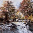 NATURE SCENERY OIL PAINTING ON CANVAS 20"X24"