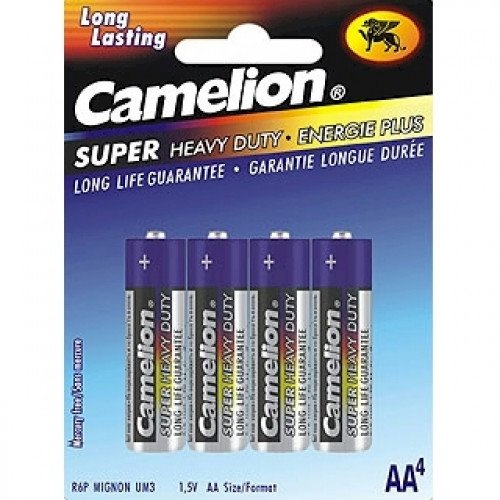 AA Super Heavy Duty Battery, 4 Pack