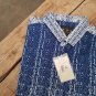 MDXClothing Men's Casual Button-down Shirts - Printed Short Sleeve in blue