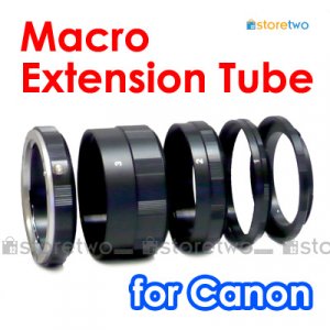 Macro Close Up Extension Tube Set for Canon Camera