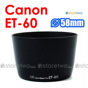 ET-60 - JJC Lens Hood for Canon EF 90-300mm, 75-300mm f/4-5.6 III USM, EF-S 55-250mm f/4-5.6 IS II