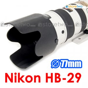 HB-29 - JJC Lens Hood for Nikon AF-S VR Zoom-Nikkor 70-200mm f/2.8G IF-ED