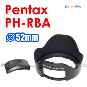 PH-RBA 52mm - JJC Lens Hood for Pentax smc DA 18-55mm f/3.5-5.6 AL II