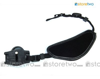 Correa De Mano Para Cámaras DSLR De Microfibra Y Cuero - Compatible Con Canon, Nikon, Sony, Fuji - Marca JJC