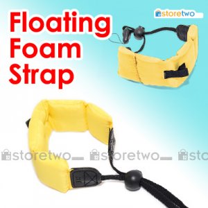 Floating Foam Strap for Waterproof Cameras Samsung Fujifilm Pentax Sony (Yellow)