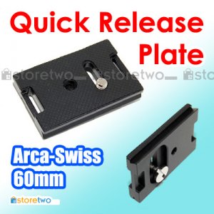 60mm Aluminum Quick Release Plate Arca Swiss Wimberley