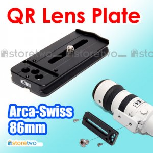 Kiwifotos 86mm Quick Release Lens Plate Arca Swiss NIB