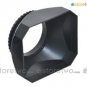 JJC 43mm Square Lens Hood for DV Camcorder with Lens Cap and Lens Keeper