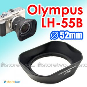 LH-55B - JJC Lens Hood for Olympus M.ZUIKO DIGITAL ED 9-18mm f/4.0-5.6 12-50mm f/3.5-6.3 EZ