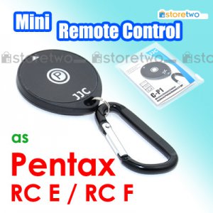 RC F / RC E - JJC Mini Infrared Wireless Shutter Remote Control for Pentax and Samsung Camera
