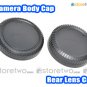 Rear Lens + Camera Body Caps for FUJIFILM X Camera