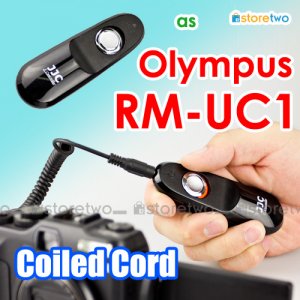 RM-UC1 - JJC Shutter Remote Control Coiled Cord 90cm for Olympus Camera