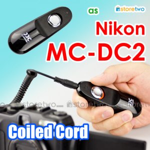 MC-DC2 - JJC Shutter Remote Control Coiled Cord 90cm for Nikon Camera