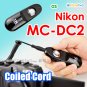 MC-DC2 - JJC Shutter Remote Control Coiled Cord 90cm for Nikon Camera