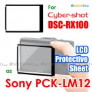 PCK-LM12 - JJC LCD Screen Protective Sheet Cover for Sony Cyber-shot DSC-RX100 II