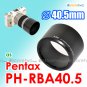 PH-RBA40.5 40.5mm - JJC Lens Hood for Pentax Q 06 Telephoto Zoom 15-45mm f/2.8