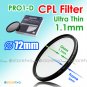 JYC Ultra Thin PRO1-D Circular Polarizer CPL Filter 72mm