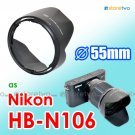 HB-N106 - JJC Lens Hood for Nikon 1 Nikkor VR 10-100mm f/4.0-5.6 V1 J2 J1 55mm