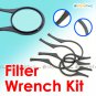 Lens Filters Wrench Kit 2 Pairs Large Small 49mm 52mm 55mm 58mm 67mm 72mm 77mm