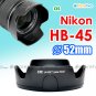 HB-45 - JJC Tulip Lens Hood for Nikon AF-S 18-55mm f/3.5-5.6G VR DX NIKKOR