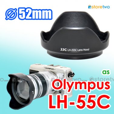 LH-55C - JJC Lens Hood for Olympus M.ZUIKO DIGITAL ED 12-50mm f/3.5-6.3 EZ