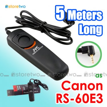 RS-60E3 - JYC 5 Meters Shutter Remote Control for Canon EOS Camera