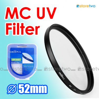 Green. L Multi Coated Ultraviolet MC UV Filter 52mm