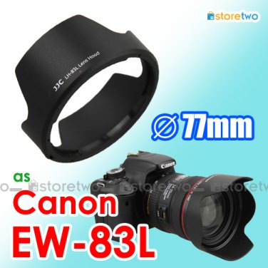 EW-83L - JJC Lens Hood for Canon EF 24-70mm f/4L IS USM 77mm Filter Thread