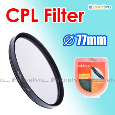 Green.L Circular Polarizer CPL Filter 77mm