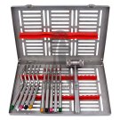 Osteotome Concave Set of 11 PCs Bone Hammer Buser Periosteal Elevators Implant Sinus Sets