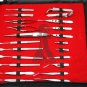 GERMAN 32 PCs Ophthalmic Cataract Eye Micro Surgery Surgical Instruments SET Kit