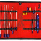 Set of 18 Pieces Fat Reduction Cannulas Best Quality Luer Lock Liposuction Kit