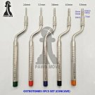 Set of 5 Pieces Dental Osteotomes set Curved Concave Sinus lift Complete Kit