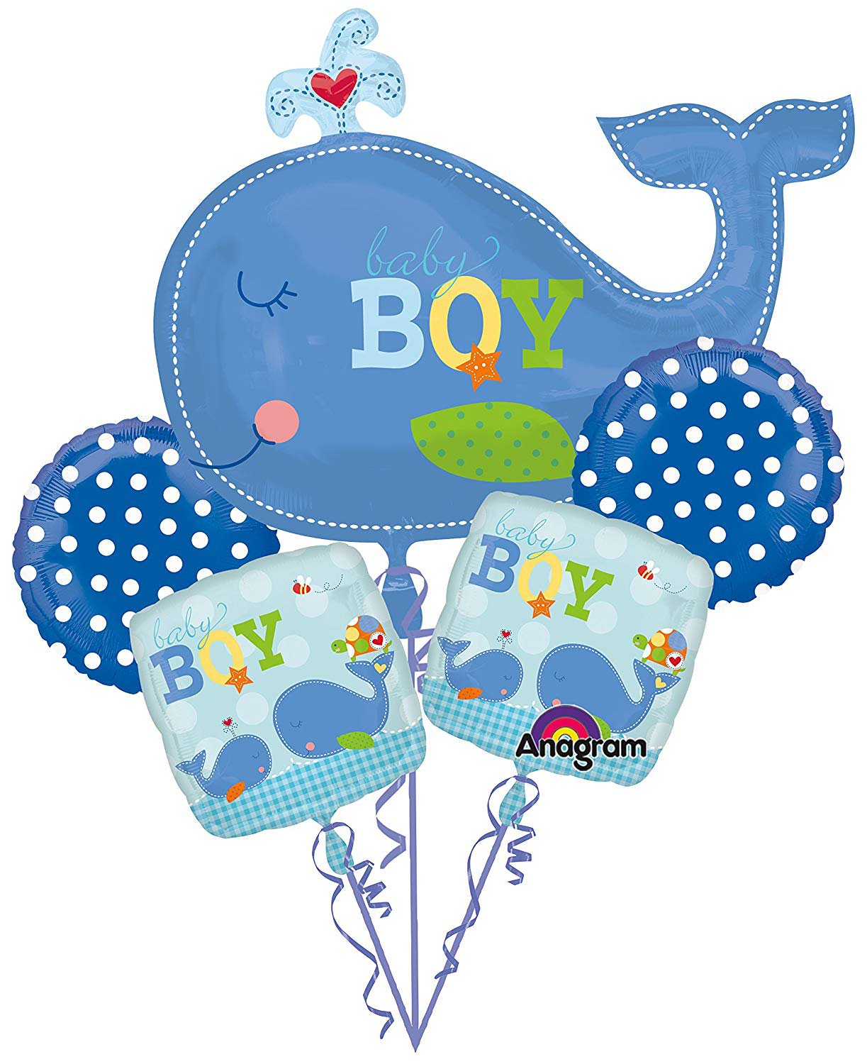 Ahoy Baby Balloon Bouquet
