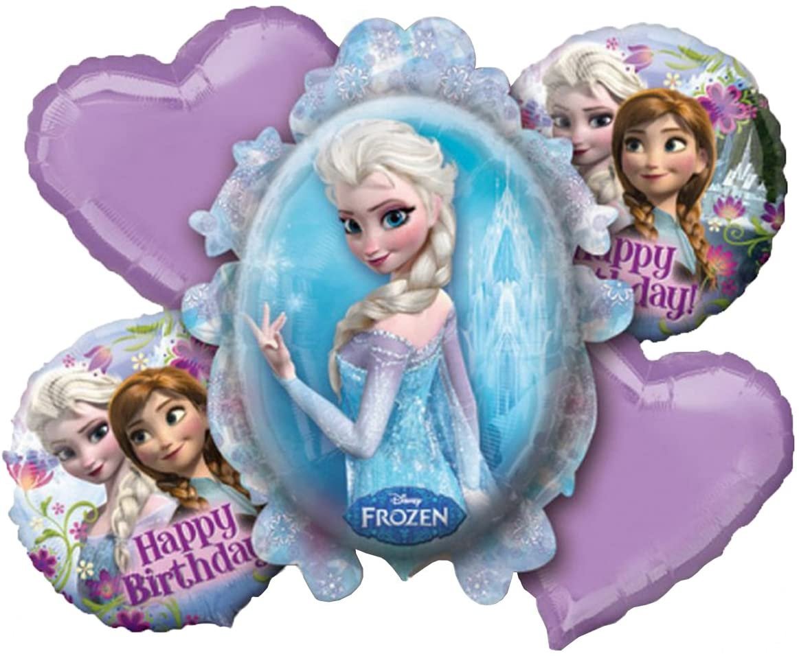 Disney Frozen Birthday Balloon Bouquet