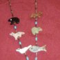 Mini Necklace-Turquoise Eagle Bottom