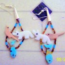 3 on a Loop Earrings